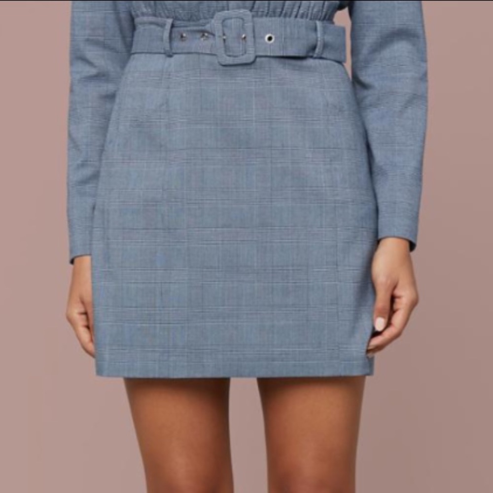 BELTED BAG WAIST SKIRT